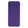 Mey İthalat®  Samsung Galaxy A03S Kılıf Nano içi Kadife Silikon - Mor