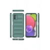 Mey İthalat®  Samsung Galaxy A03S Kılıf Optimum Silikon - Koyu Yeşil