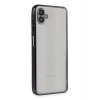 Mey İthalat®  Samsung Galaxy A04 Kılıf  Lensli Silikon - Siyah