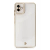 Mey İthalat® Samsung Galaxy A04 Kılıf Liva Lens Silikon - Beyaz