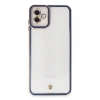 Mey İthalat® Samsung Galaxy A04 Kılıf Liva Lens Silikon - Mavi