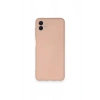 Mey İthalat®  Samsung Galaxy A04 Kılıf Nano içi Kadife Silikon - Pudra