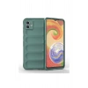 Mey İthalat®  Samsung Galaxy A04E Kılıf Optimum Silikon - Koyu Yeşil