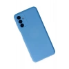 Mey İthalat®  Samsung Galaxy A04S Kılıf Nano içi Kadife Silikon - Mavi