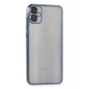 Mey İthalat®  Samsung Galaxy A05 Kılıf  Lensli Silikon - Lacivert
