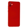 Mey İthalat®  Samsung Galaxy A05 Kılıf Nano içi Kadife Silikon - Kırmızı