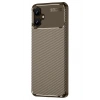 Mey İthalat®  Samsung Galaxy A06 Kılıf Auto Focus Karbon Kapak - Kahverengi