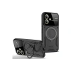 Mey İthalat®  Samsung Galaxy A06 Kılıf Joy Lens Standlı Kapak - Siyah