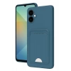 Mey İthalat®  Samsung Galaxy A06 Kılıf Kelvin Kartvizitli Silikon - Mavi