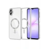 Mey İthalat®  Samsung Galaxy A07 4G Kross Magneticsafe Kapak - Gümüş