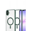 Mey İthalat®  Samsung Galaxy A07 4G Kross Magneticsafe Kapak - Koyu Yeşil