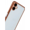 Mey İthalat®  Samsung Galaxy A07 4G  Lensli Silikon - Çöl Titanyum