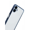 Mey İthalat®  Samsung Galaxy A07 4G  Lensli Silikon - Lacivert