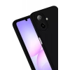 Mey İthalat®  Samsung Galaxy A07 4G Nano içi Kadife Silikon - Siyah