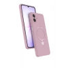 Mey İthalat®  Samsung Galaxy A07 4G Regal Magsafe Standlı Kapak - Açık Pembe