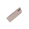 Mey İthalat®  Samsung Galaxy A07 4G Regal Magsafe Standlı Kapak - Çöl Titanyum