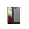 Mey İthalat®  Samsung Galaxy A12 Kılıf Lüx Şeffaf Silikon