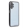 Mey İthalat®  Samsung Galaxy A13 4G Kılıf  Lensli Silikon - Siyah