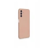 Mey İthalat®  Samsung Galaxy A14 4G Kılıf Nano içi Kadife Silikon - Pudra