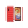 Mey İthalat®  Samsung Galaxy A14 4G Kılıf Optimum Silikon - Kırmızı