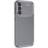 Mey İthalat®  Samsung Galaxy A16 5G Kılıf Auto Focus Karbon Kapak - Gri