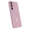 Mey İthalat®  Samsung Galaxy A16 5G Regal Magsafe Standlı Kapak - Açık Pembe