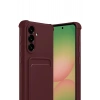 Mey İthalat®  Samsung Galaxy A17 5G Kelvin Kartvizitli Silikon - Bordo