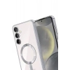 Mey İthalat®  Samsung Galaxy A17 5G Kross Magneticsafe Kapak - Gümüş