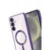 Mey İthalat®  Samsung Galaxy A17 5G Kross Magneticsafe Kapak - Mor