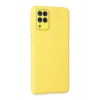 Mey İthalat® Samsung Galaxy A22 Kılıf Lansman Glass Kapak - Sarı