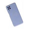 Mey İthalat®  Samsung Galaxy A22 Kılıf Nano içi Kadife Silikon - Lila