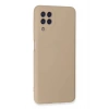 Mey İthalat®  Samsung Galaxy A22 Kılıf Nano içi Kadife Silikon - Pudra