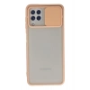 Mey İthalat® Samsung Galaxy A22 Kılıf Palm Buzlu Kamera Sürgülü Silikon - Pembe
