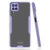Mey İthalat®  Samsung Galaxy A22 Kılıf Platin Silikon - Lila