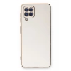 Mey İthalat®  Samsung Galaxy A22 Kılıf Volet Silikon - Beyaz