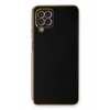 Mey İthalat®  Samsung Galaxy A22 Kılıf Volet Silikon - Siyah