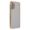Mey İthalat®  Samsung Galaxy A23 4G Kılıf  Lensli Silikon - Gold