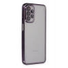 Mey İthalat®  Samsung Galaxy A23 4G Kılıf  Lensli Silikon - Mor