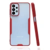Mey İthalat®  Samsung Galaxy A23 4G Kılıf Platin Silikon - Kırmızı
