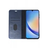 Mey İthalat®  Samsung Galaxy A24 4G Kılıf Trend S Plus Kapaklı Kılıf - Lacivert