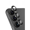 Mey İthalat® Samsung Galaxy A24 4G Valdez Metal Kamera Lens - Siyah