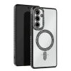 Mey İthalat®  Samsung Galaxy A26 Joke Simli Magneticsafe Kılıf - Siyah
