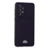 Mey İthalat®  Samsung Galaxy A33 5G Kılıf Kelvin Kartvizitli Silikon - Derin Mor