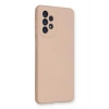 Mey İthalat®  Samsung Galaxy A33 5G Kılıf Nano içi Kadife Silikon - Pudra