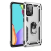 Mey İthalat® Samsung Galaxy A33 5G Kılıf Sofya Yüzüklü Silikon Kapak - Gümüş
