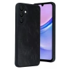 Mey İthalat® Samsung Galaxy A37 5G Aras Deri Kapak - Siyah