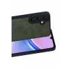 Mey İthalat® Samsung Galaxy A37 5G Aras Deri Kapak - Yeşil