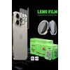Mey İthalat®  Samsung Galaxy A37 5G Raze Metal Kamera Lens - Siyah