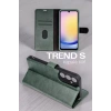 Mey İthalat®  Samsung Galaxy A37 5G Trend S Plus Kapaklı Kılıf - Yeşil