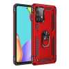Mey İthalat® Samsung Galaxy A52 Kılıf Sofya Yüzüklü Silikon Kapak - Kırmızı